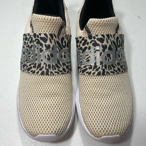 Adidas Women's  leopard Cream Slip-On Shoes Size 6 SB-15 - Picture 2 of 11